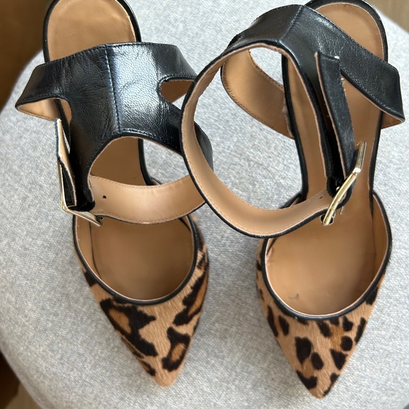 Nine West leopard print heels - Picture 3 of 9